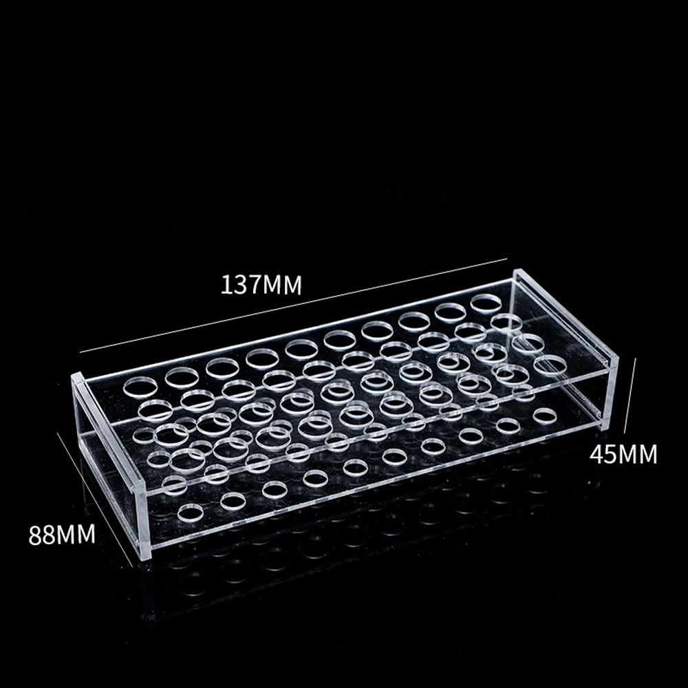 Centrifuge Tube Rack - حامل أنابيب اختبار أكريليك متين شفاف