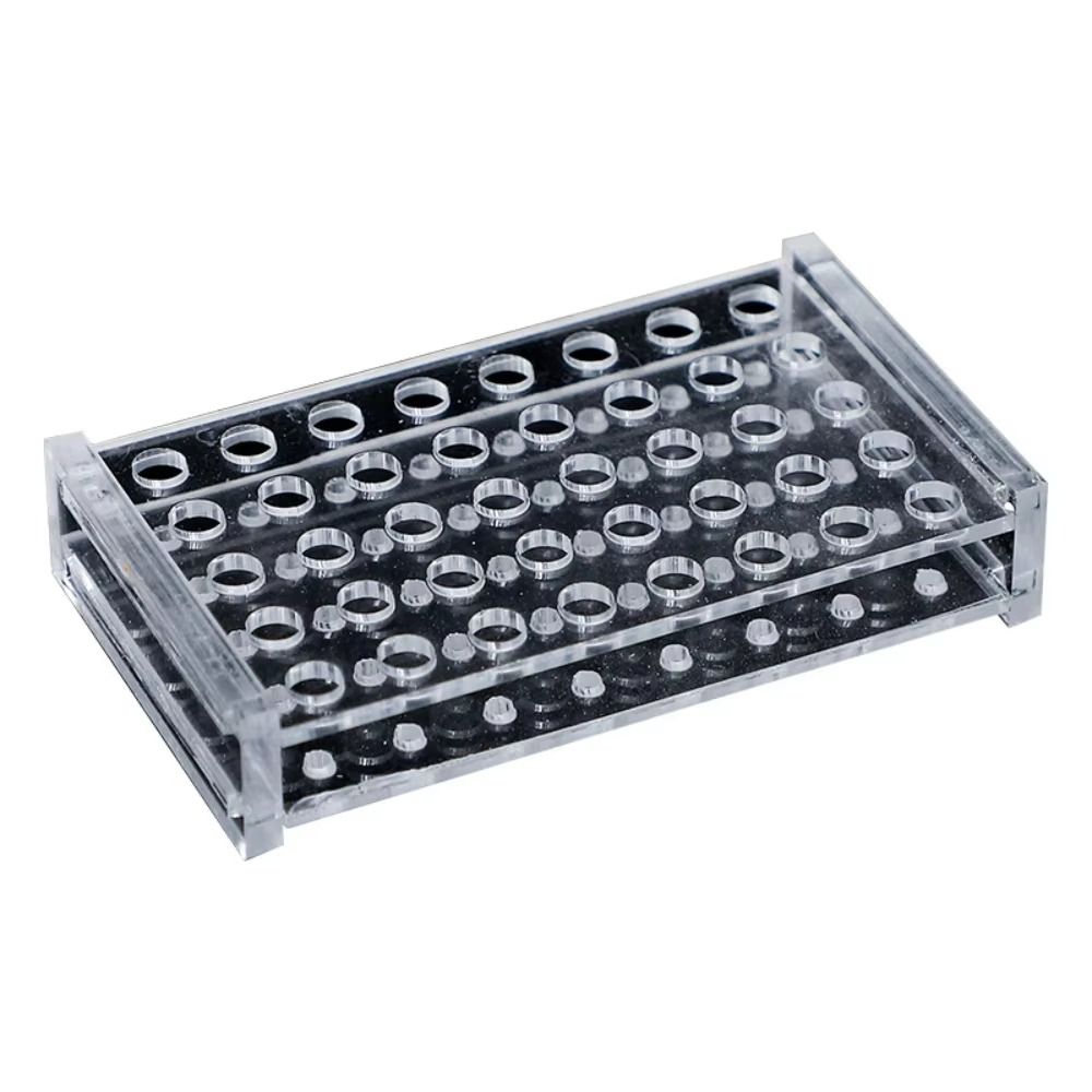 Centrifuge Tube Rack - حامل أنابيب اختبار أكريليك متين شفاف