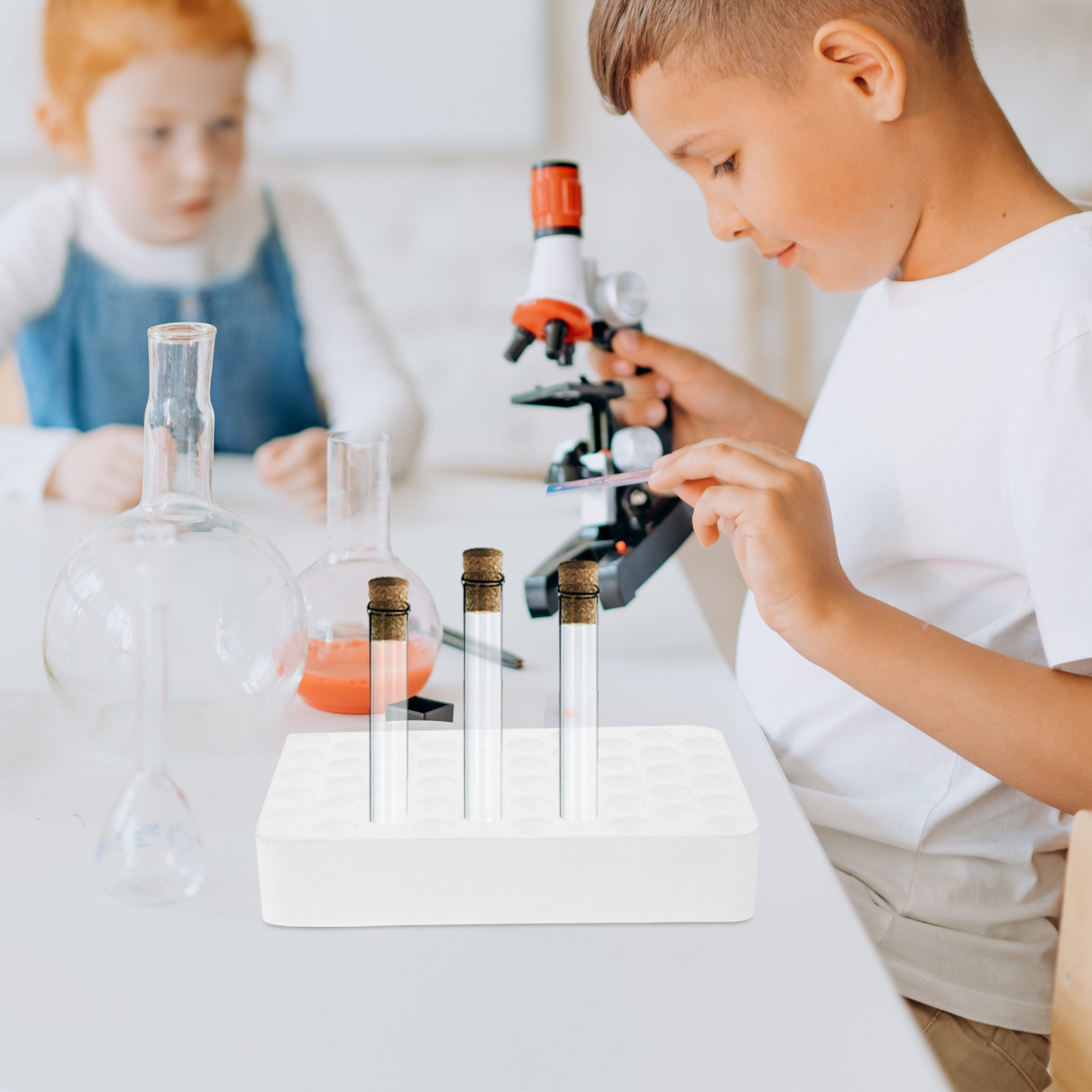 Centrifuge Tube Rack - حامل أنابيب الطرد المركزي بقاعدة رغوية،