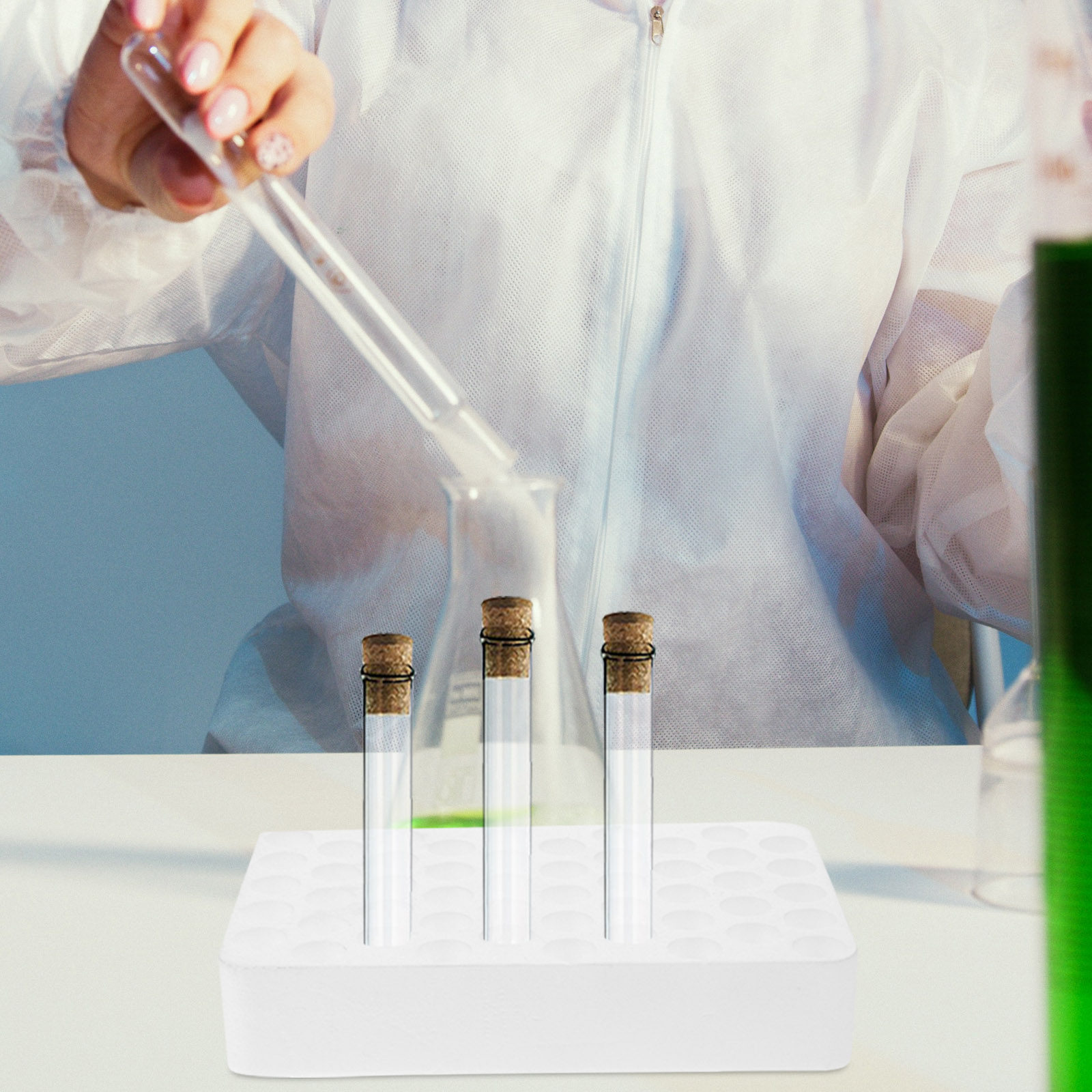 حامل أنابيب الطرد المركزي بقاع - مراجعة Centrifuge Tube Rack وسعره
