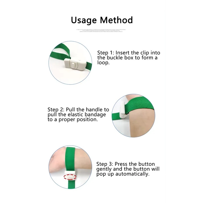 رباط طبي قابل للطي مع مشبك، مع - مراجعة Medical Lab Kit وسعره